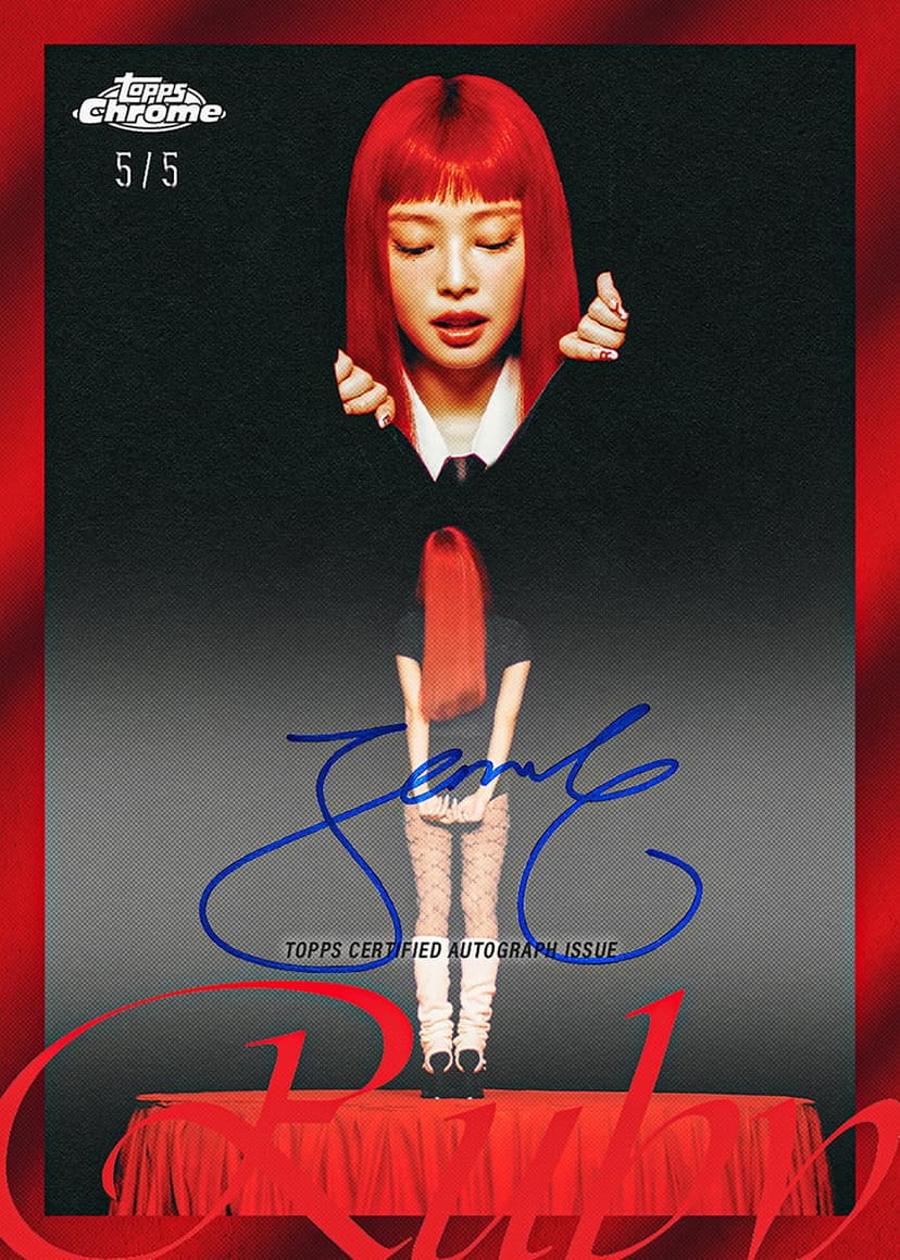 (Pre order) 2026 Topps Chrome x JENNIE